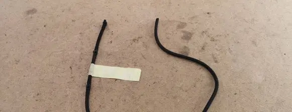 BMW 1 E81 E87 Fuel return line/hose 13537800673 7800673