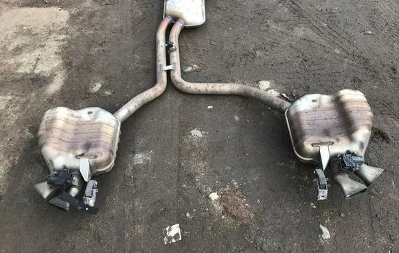 Audi A8 S8 D4 4H Muffler/silencer 