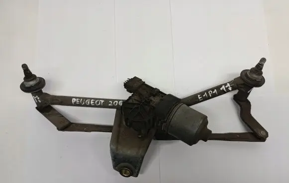 Peugeot 206 Front wiper linkage and motor 3397020578