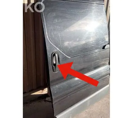 Opel Vivaro Sliding door exterior handle 8200170625 91169254 91168524