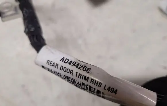 Land Rover Range Rover Sport L494 Rear door wiring loom AD49426C KK6214B518JD
