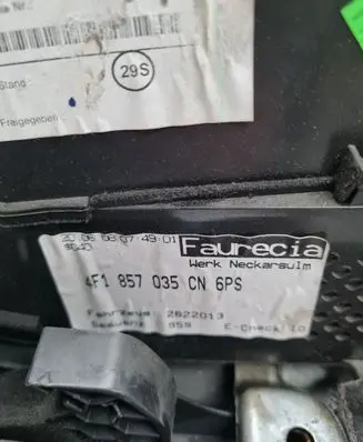 Audi A6 S6 C6 4F Glove box set 4F1857035CN