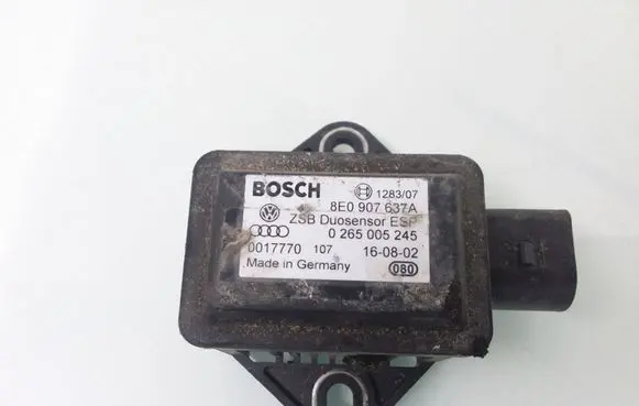 Audi A4 S4 B6 8E 8H ESP acceleration yaw rate sensor 8E0907637A 0265005245