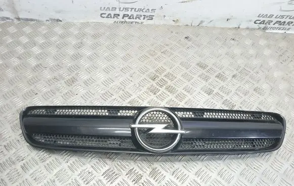 Opel Signum Front bumper upper radiator grill 13123491