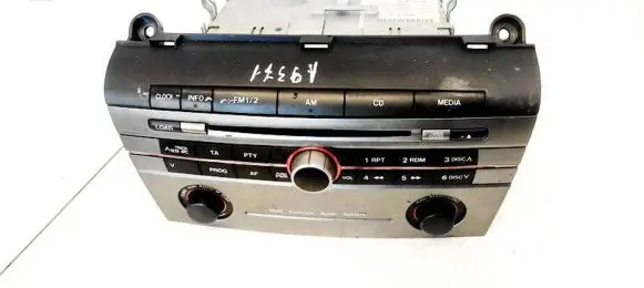 Mazda 3 I Radio/CD/DVD/GPS head unit 14794008 BR2B66AR0