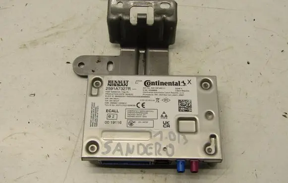 Dacia Sandero III GPS navigation control unit/module 2591A7327R