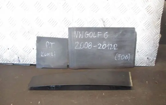 Volkswagen Golf VI Climate control/heater control trim 