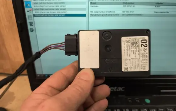 Mercedes-Benz GLC C253 Distronic sensor radar A0009058104