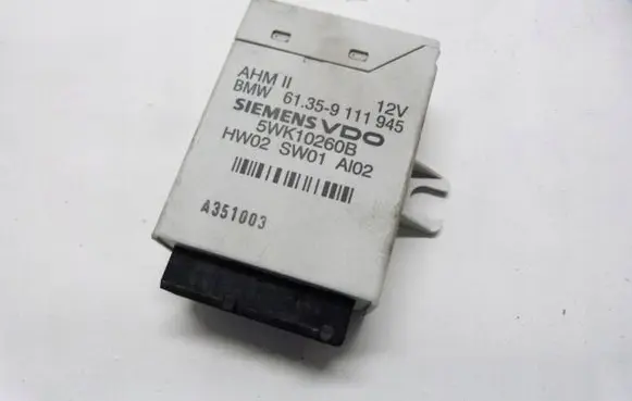 BMW 7 E38 Tow bar trailer control unit/module 9111945