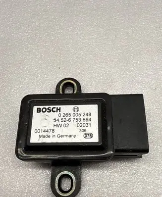 BMW 5 E60 E61 ESP acceleration yaw rate sensor 6753694 0265005248