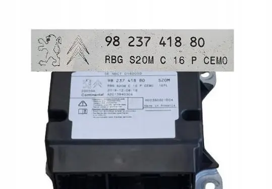 Citroen C5 Airbag control unit/module 9823741880