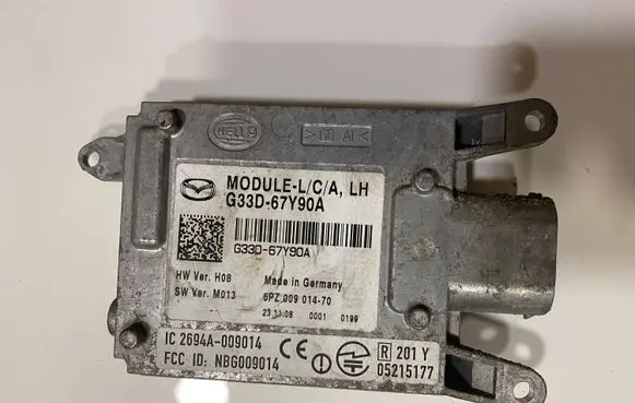 Mazda 6 Headlight ballast module Xenon G33D67Y90A 6PZ00901470