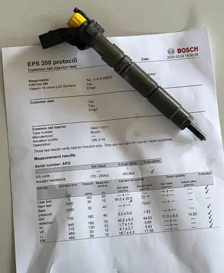 Mercedes-Benz E W211 Fuel injector A6420700487 0445115017