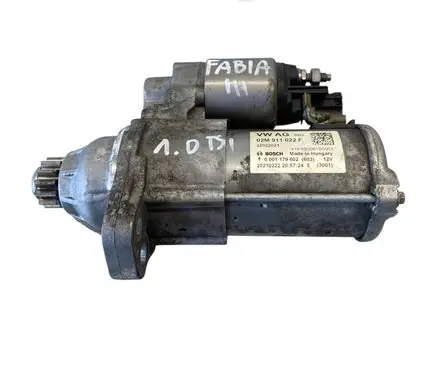 Skoda Fabia Mk3 (NJ) Starter motor 02M911022F 22022021 0001179602