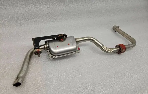 Volkswagen Touareg I Webasto auxiliary heater silencer 7L0819084C 021107