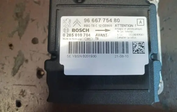 Peugeot 5008 Airbag control unit/module 9666775480