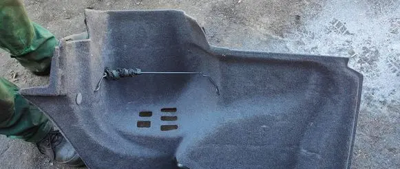 Audi A8 S8 D4 4H Trunk/boot lower side trim panel 4H0863880J 00458325 16408000