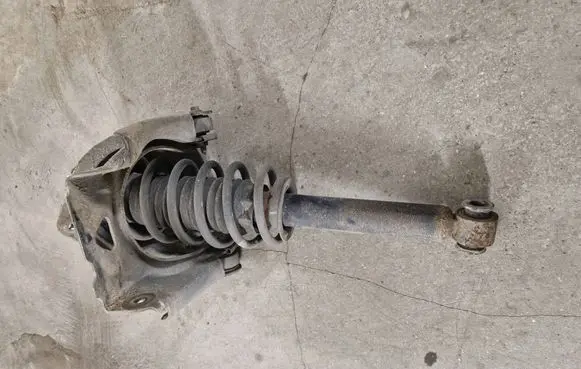 Citroen C5 Front shock absorber with coil spring 