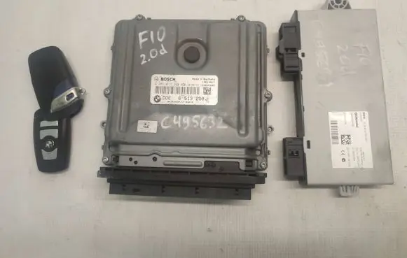 BMW 5 F10 F11 Engine ECU kit and lock set 13618513250 13618513242 13618518891