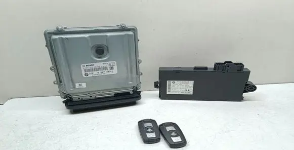 BMW 3 E90 E91 Engine ECU kit and lock set 8507202 0281016496 9226238