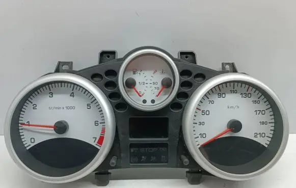 Peugeot 206+ Speedometer (instrument cluster) 9666637180 AZW582T7J