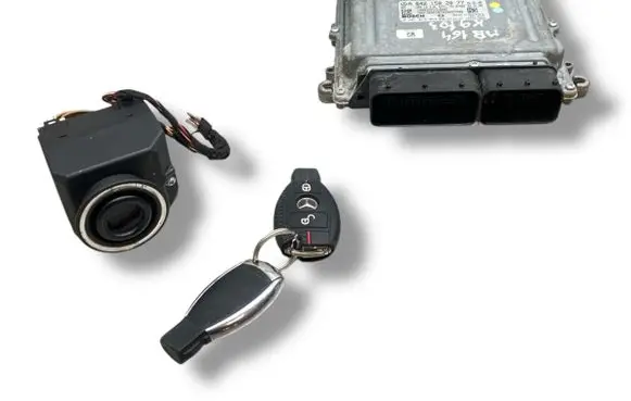 Mercedes-Benz ML W164 Engine ECU kit and lock set A6421502077 0281013969 1300022231016203