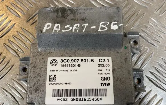 Volkswagen PASSAT B6 Hand brake control module 3C0907801B 15658301B GN001635450