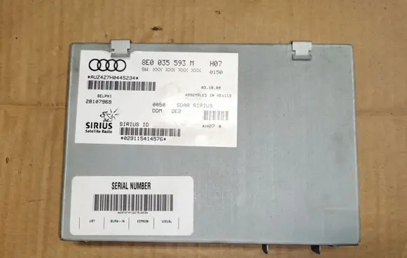 Audi A3 S3 A3 Sportback 8P Head unit multimedia control 8E0035593M 28107969