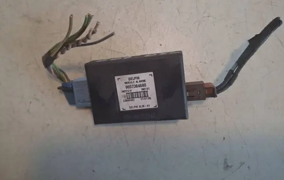 Peugeot 607 Alarm control unit/module 9657384680 23808402
