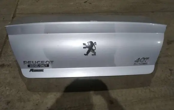 Peugeot 407 Tailgate/trunk/boot lid pilkas
