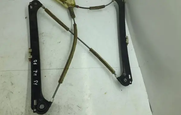 Audi A3 S3 8P Front door window regulator with motor 8P4837462 110405 0391607