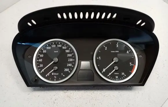 BMW 5 E60 E61 Speedometer (instrument cluster) 62106947363 62116945633 62116958600