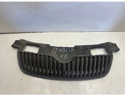 Skoda Fabia Mk2 (5J) Front bumper upper radiator grill 5J0853668 002010212701
