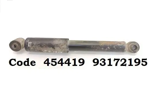 Opel Astra G Rear shock absorber/damper 454419 93172195