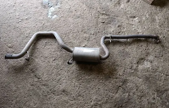 Volkswagen Golf VI Muffler/silencer 1k0119bp