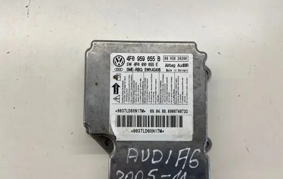Audi A6 S6 C6 4F Airbag control unit/module 4F0959655B 4F0910655E 5WK43416