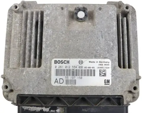 Opel Vectra C Engine control unit/module 55197150 0281012534 1039S11520
