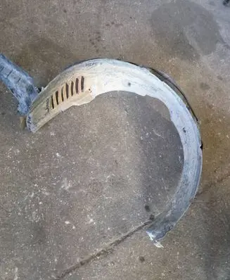 Toyota Avensis T250 Front wheel arch liner splash guards 