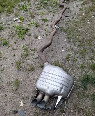 Mercedes-Benz E W213 Muffler/silencer E400D