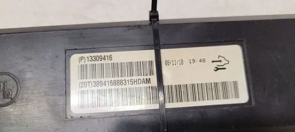 Opel Insignia A Air conditioning/heating control unit 13309416