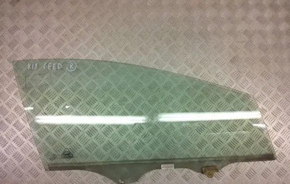 KIA Pro Cee'd II Front door window glass four-door 43R-001167