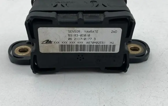Toyota Yaris ESP acceleration yaw rate sensor 891830D010 A670M02E61 06211701773