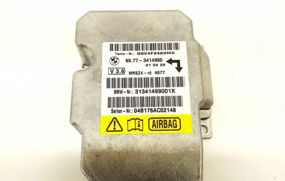 BMW X3 E83 Airbag control unit/module 65773414990 31341499001X
