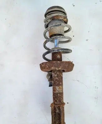 Opel Astra G Front shock absorber with coil spring