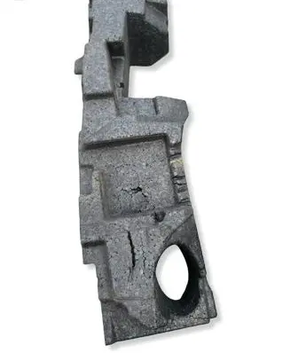 Mercedes-Benz E W212 Front bumper foam support bar A2128850637 2128850637