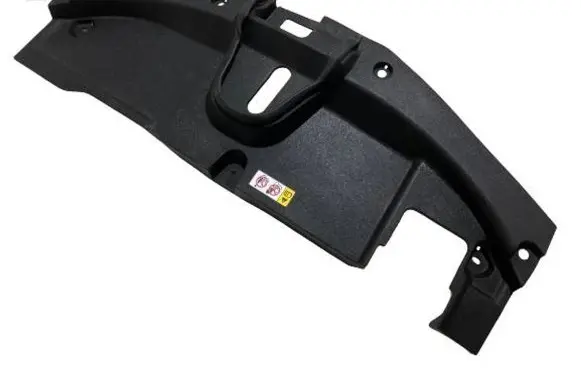 Engine bonnet/hood lock trim molding
