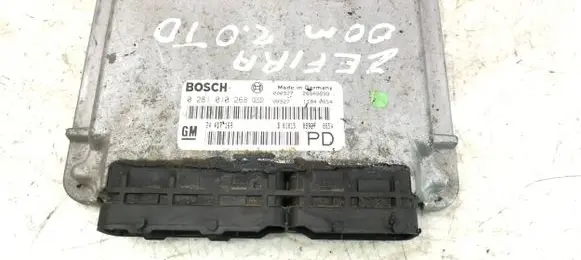 Opel Zafira A Engine control unit/module 0281010268 28SA9999 24417169