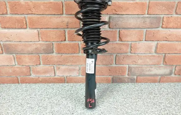Front shock absorber with coil spring
