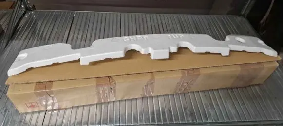 Front bumper foam support bar