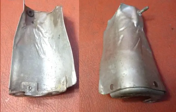 BMW 3 E90 E91 Exhaust heat shield 7797685